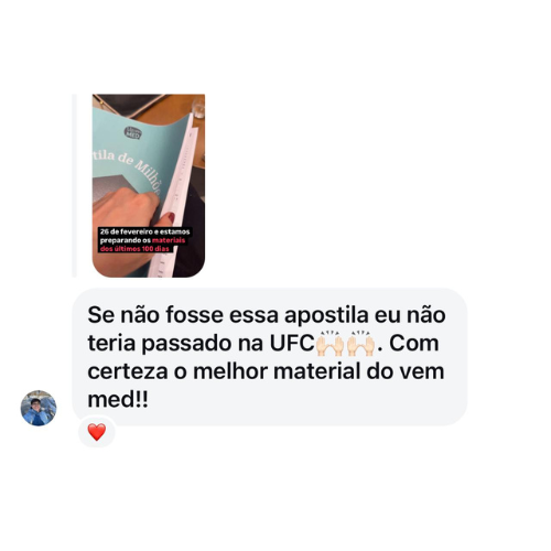 Depoimento de estudante VemMED 31